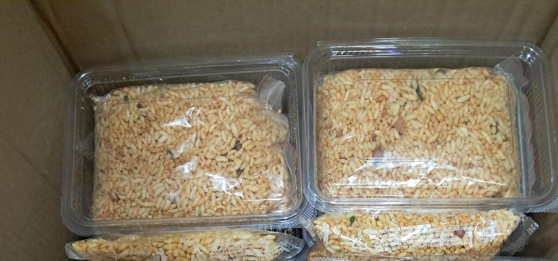 Orders packed and ready for delivery